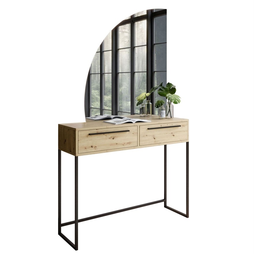 ARCADE-Q Schminktisch mit Schubladen artisan Eiche ARCADE-Q Schminktisch mit Schubladen artisan Eiche