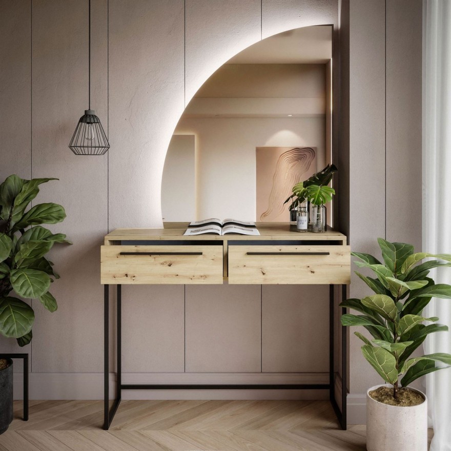 ARCADE-Q Schminktisch mit Schubladen artisan Eiche ARCADE-Q Schminktisch mit Schubladen artisan Eiche