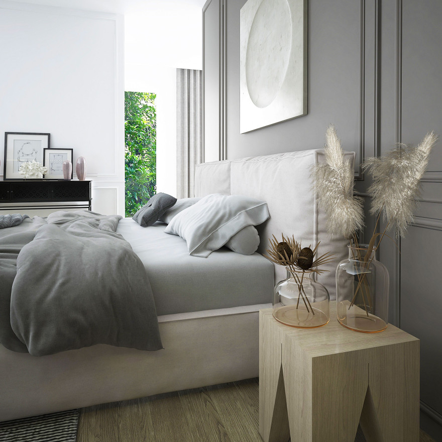 Polsterbett OLYMPIA mit Behälter