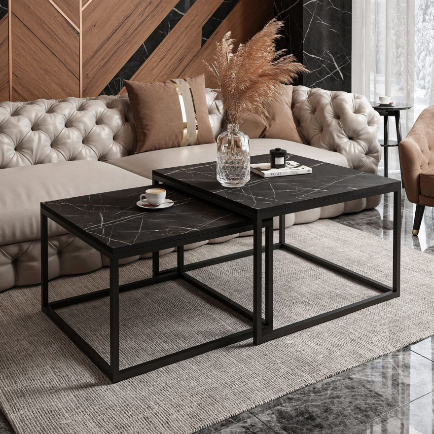 Couchtisch YOSHI GRIGIA 2in1