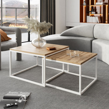 Couchtisch Yoshi 2in1 Couchtisch Eiche Wotan Stirling Artisan