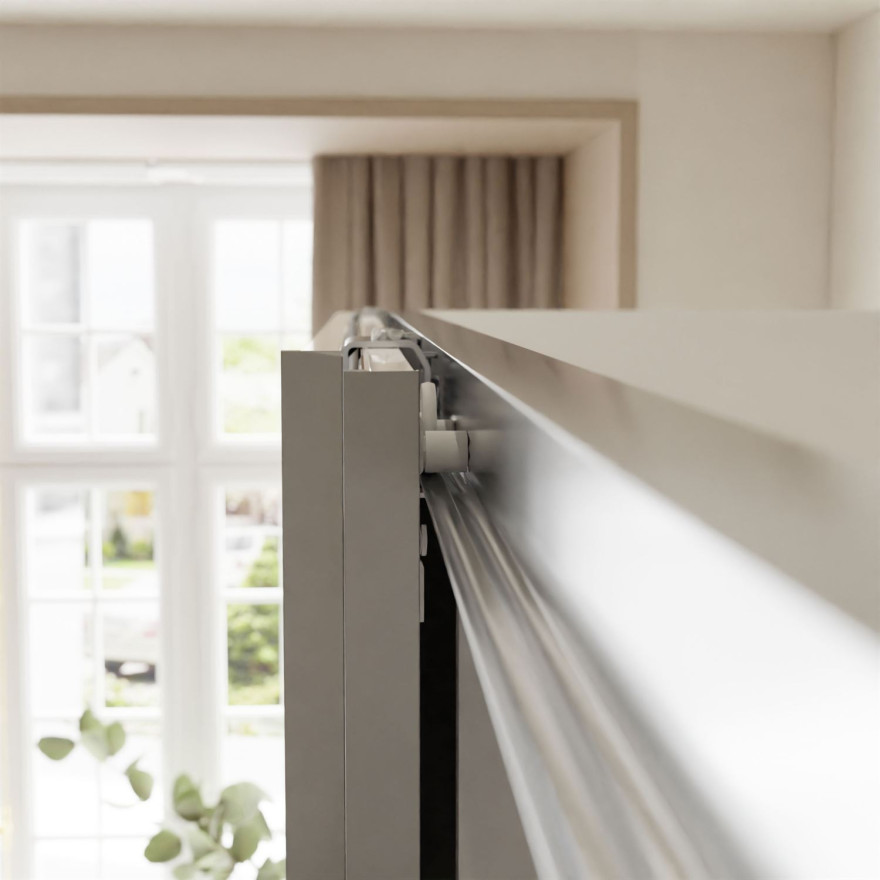 LINA Kleiderschrank 244 cm mit Spiegel Schwebetürenschrank weiß Hochglanz LINA Kleiderschrank 244 cm mit Spiegel Schwebetürenschrank weiß Hochglanz