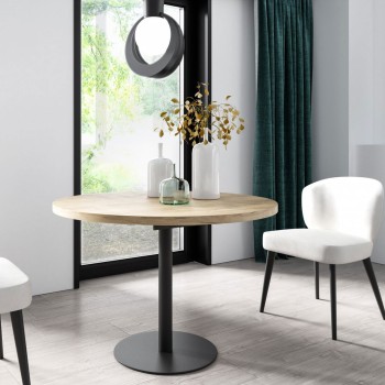 Runder Klapptisch OAK
