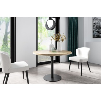 Runder Klapptisch OAK