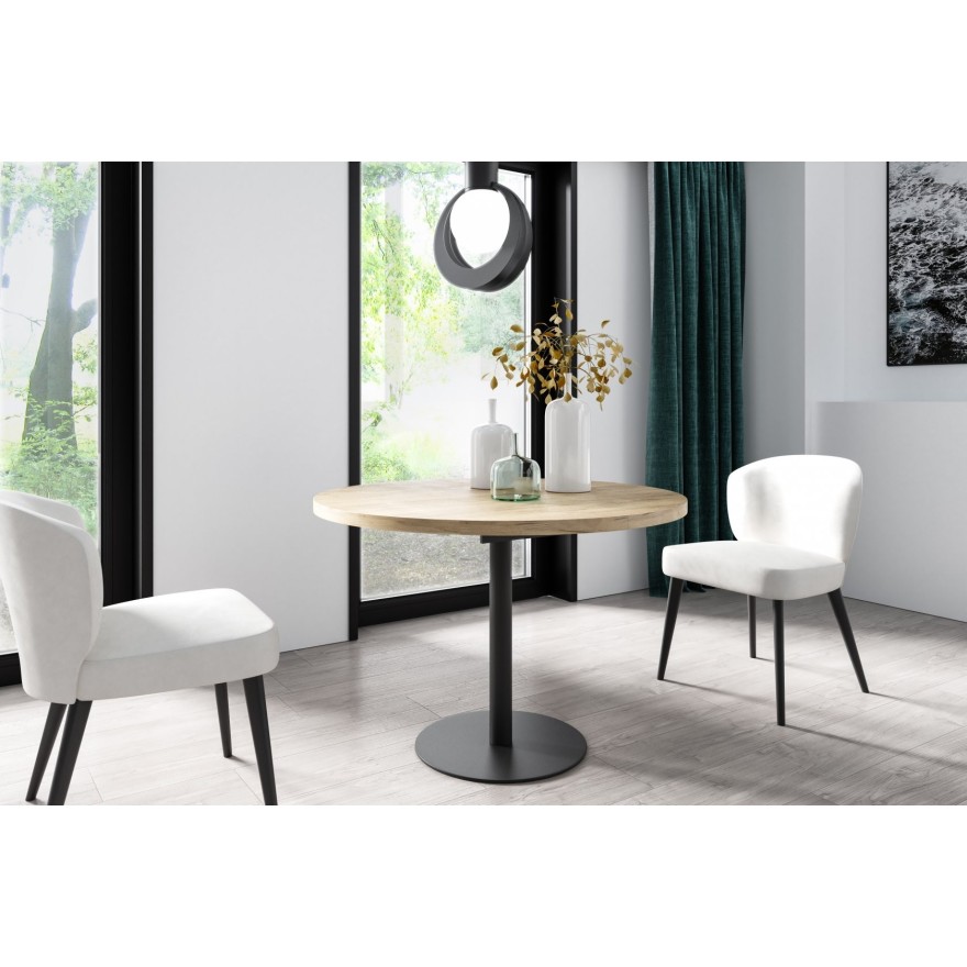 Runder Klapptisch OAK