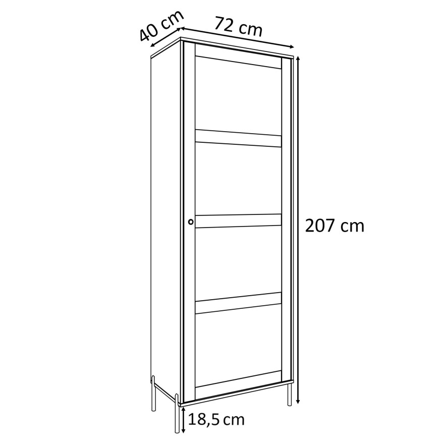Wohnwand VIENNA mit Wiener Geflecht
