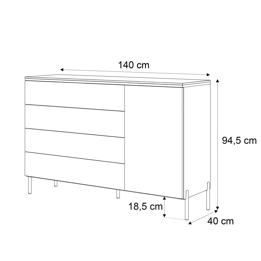 AURORA II Schlafzimmermöbel Set