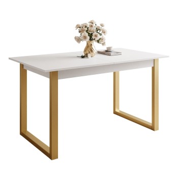 ARTON GOLD II 140 cm ausklappbarer Tisch ARTON GOLD II 140 cm ausklappbarer Tisch