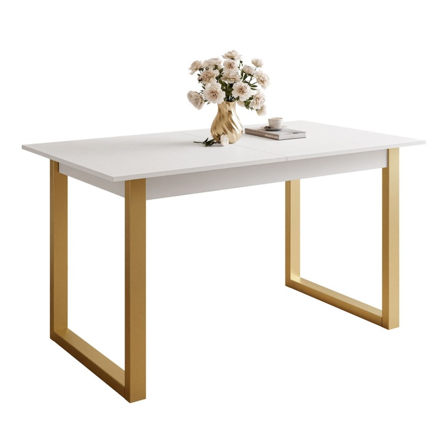 ARTON GOLD II 140 cm ausklappbarer Tisch ARTON GOLD II 140 cm ausklappbarer Tisch