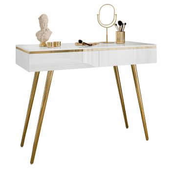 AURORA-S Konsole mit Schubladen weiß glänzend