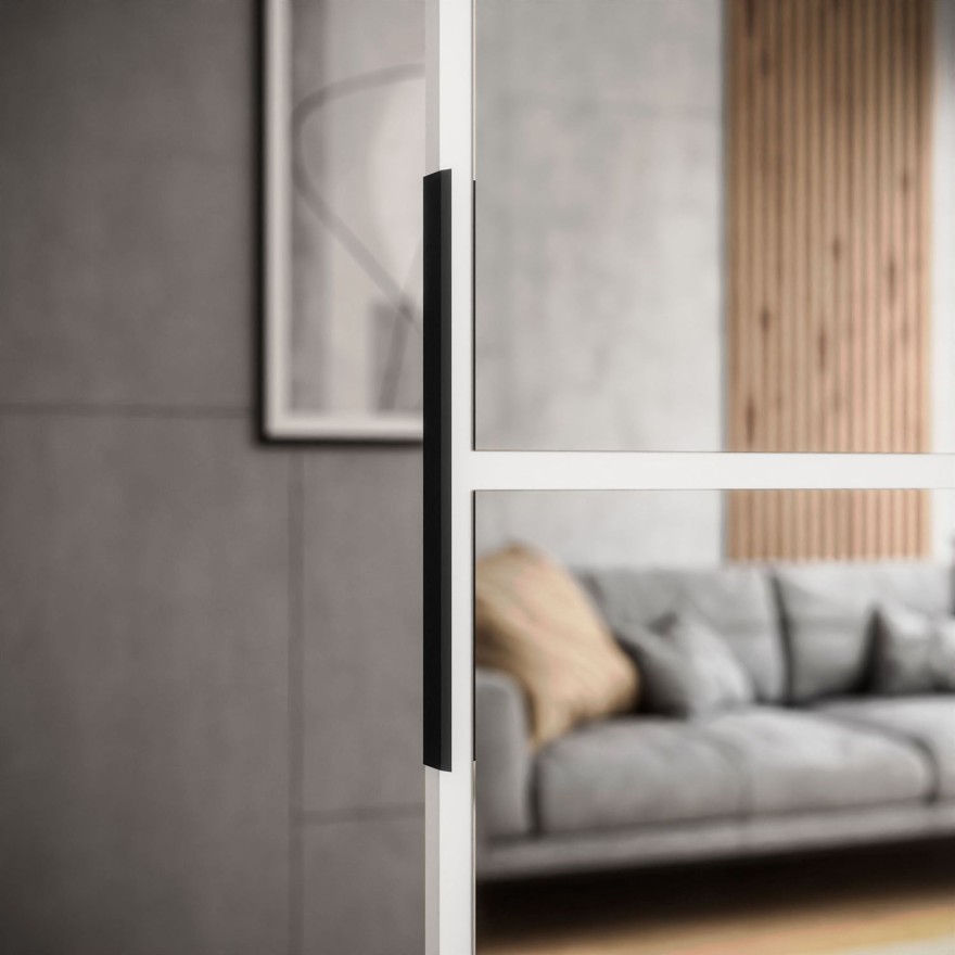 SQUARE Schiebetür mit Spiegel