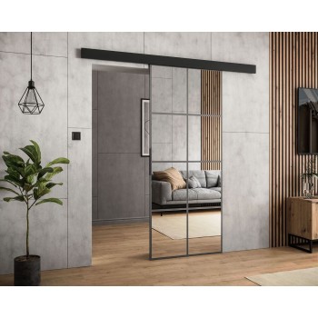 SQUARE Schiebetür mit Spiegel