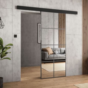 SQUARE Schiebetür mit Spiegel