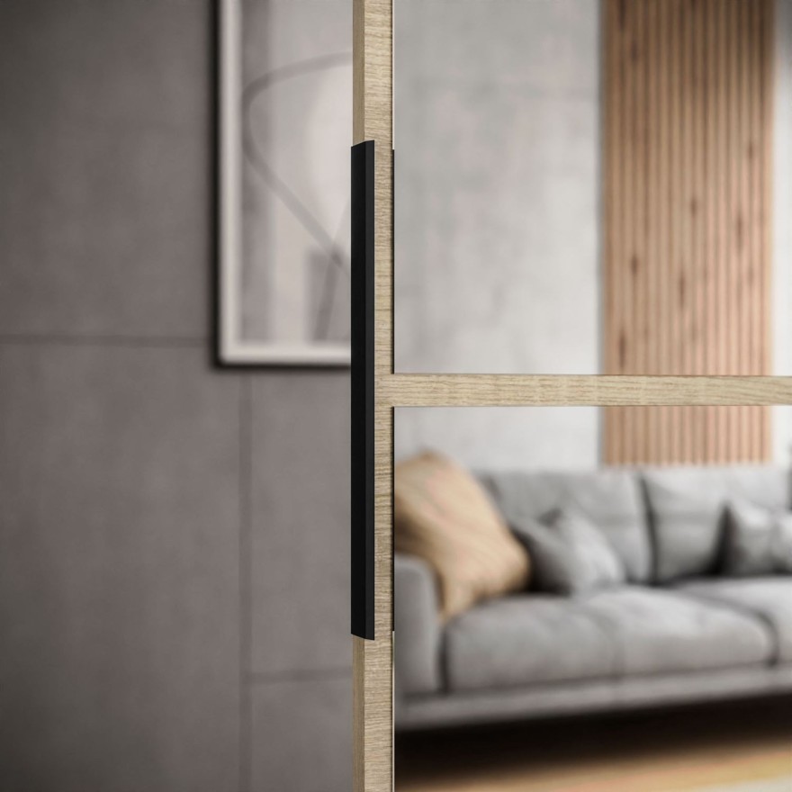 SQUARE Schiebetür mit Spiegel