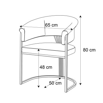 Gepolsterter Stuhl MOUNIR Gepolsterter Stuhl MOUNIR