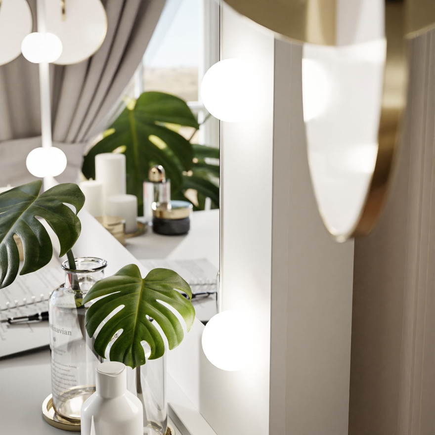 Schminktisch GLAMOUR Kristall Schminktisch GLAMOUR Kristall