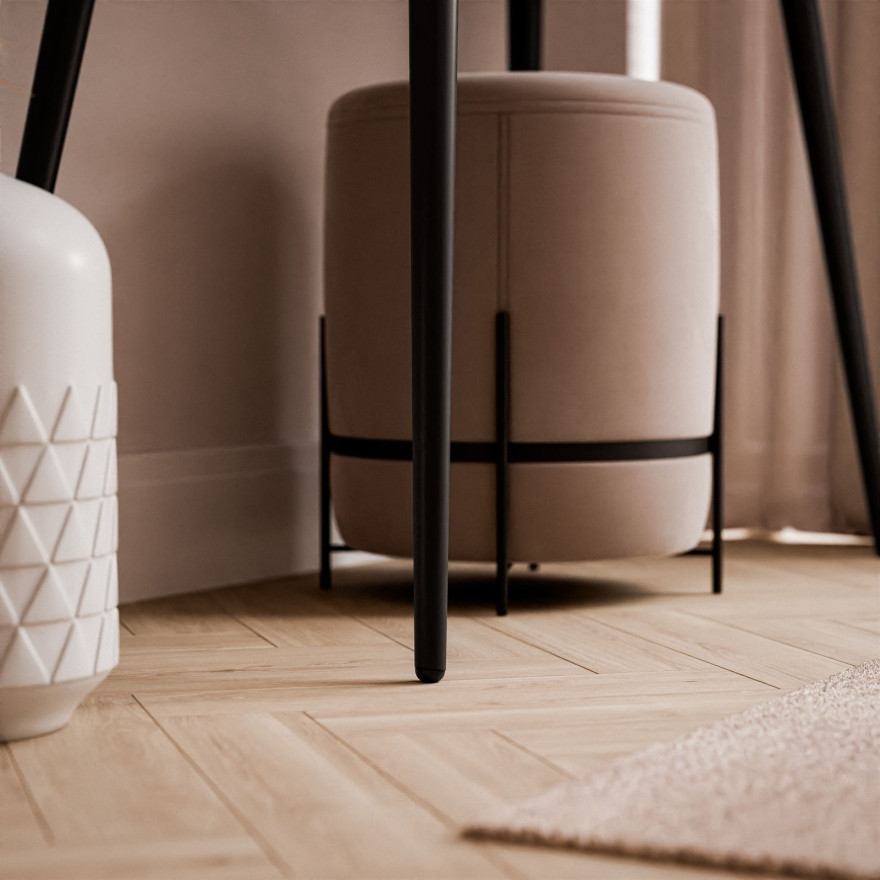 Schminktisch ZAIRA-QS mit LED Spiegel - Linke Seite des Spiegels