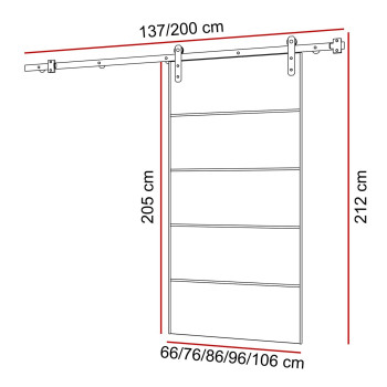 Schiebetür ALDER PLUS