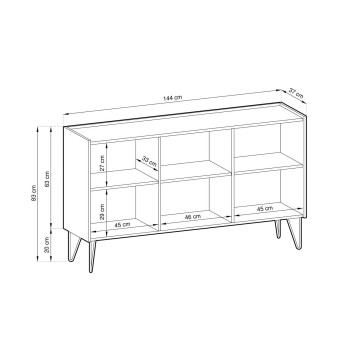 Dreitürige Kommode K144 EUPHORIA