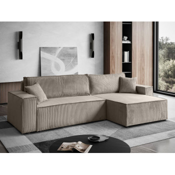 Gepolstertes Ecksofa CARLOS XL Cord