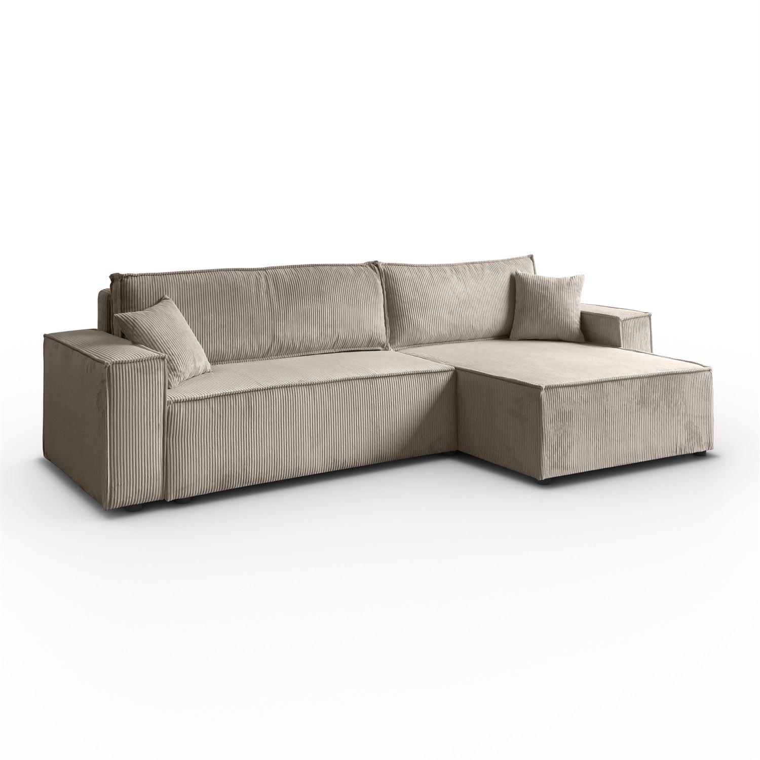 Gepolstertes Ecksofa CARLOS XL Cord