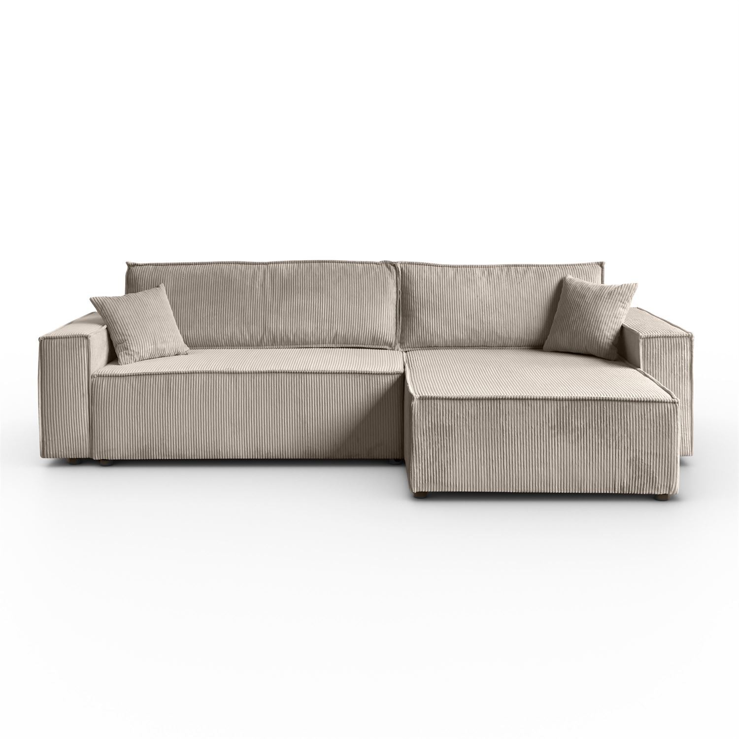 Gepolstertes Ecksofa CARLOS XL Cord