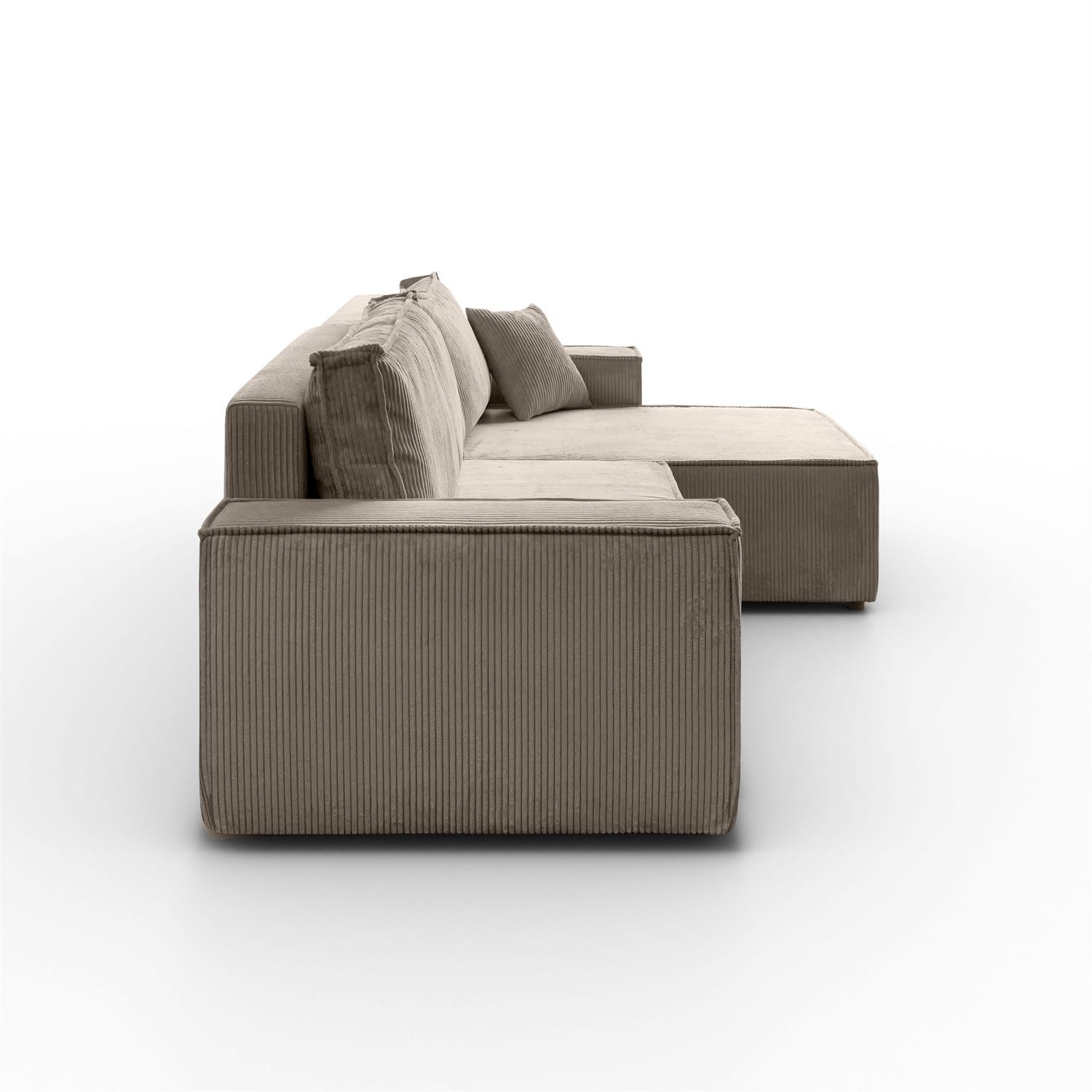 Gepolstertes Ecksofa CARLOS XL Cord