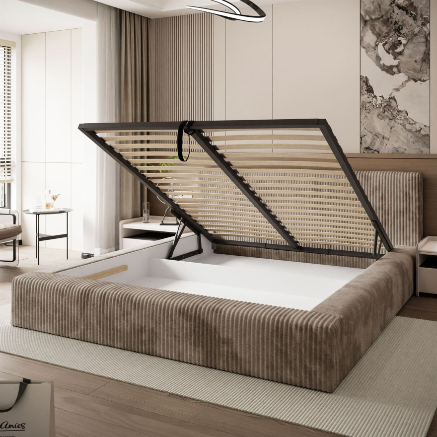 Polsterbett TILIA LUX mit Bettzeugbehälter