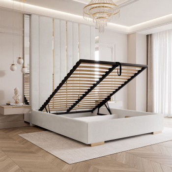 Bettrahmen mit gepolsterten Paneelen Typ V