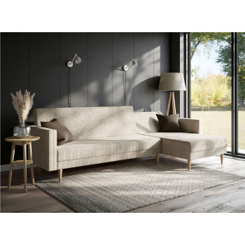 Gepolstertes Ecksofa VERONA CORD mit Schlaffunktion Anafi 3
