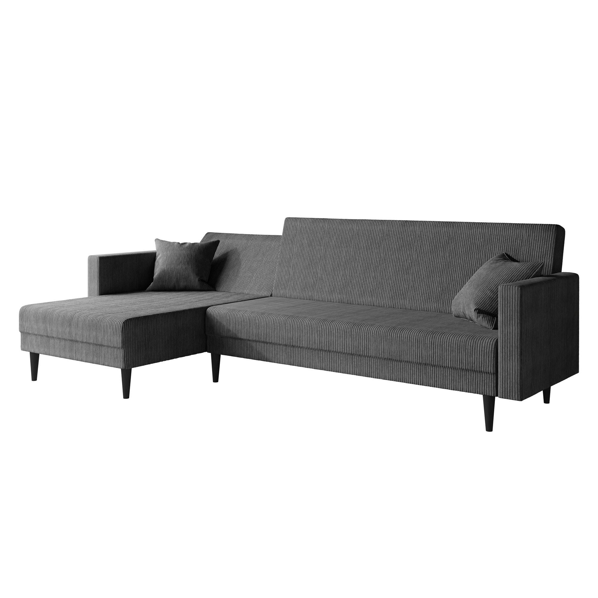 Gepolstertes Ecksofa VERONA CORD mit Schlaffunktion Anafi 3