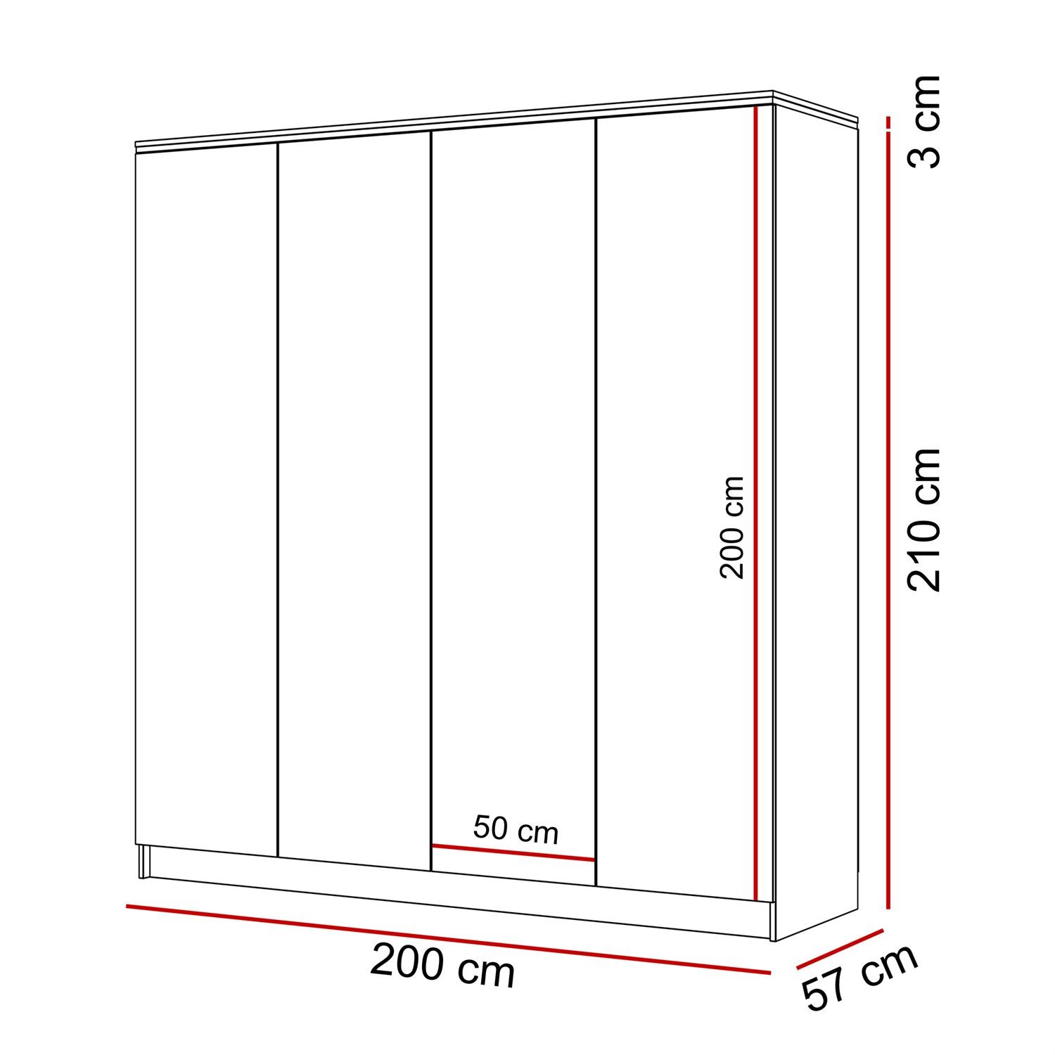 Schrank AURORA 4D KASZMIR