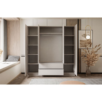 Schrank AUREL 4D2SZ KASCHMIR mit Spiegel