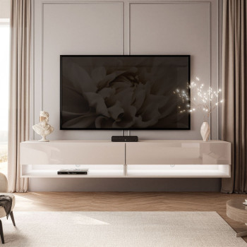 Wandschrank RTV CALANTE 180 cm mit LED-Beleuchtung
