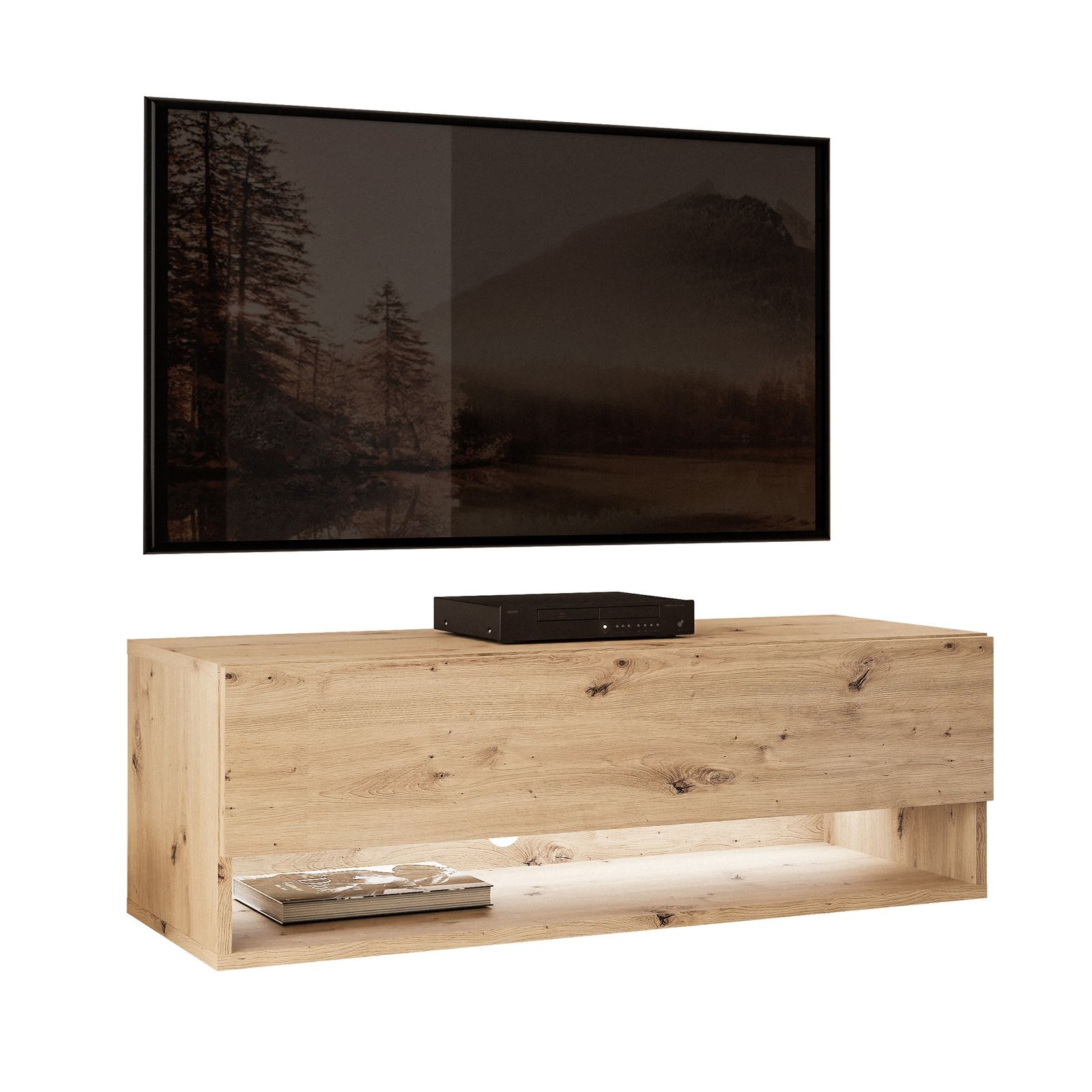 Wandschrank RTV CALANTE LOFT mit LED-Beleuchtung