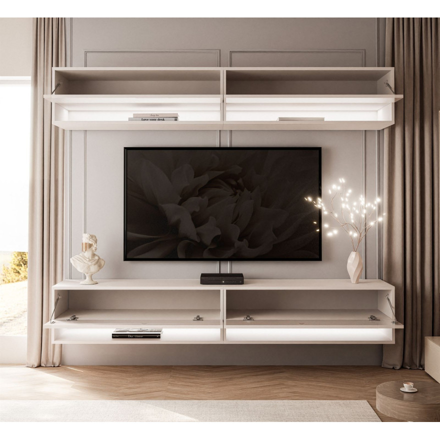 Wohnwand CALANTE mit LED-Beleuchtung