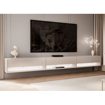 RTV Hängeschrank CALANTE 270 cm mit LED-Beleuchtung