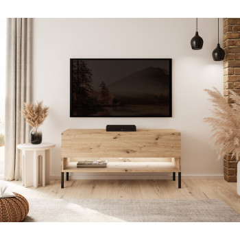 RTV Schrank CALANTE LOFT auf Beinen mit LED-Beleuchtung