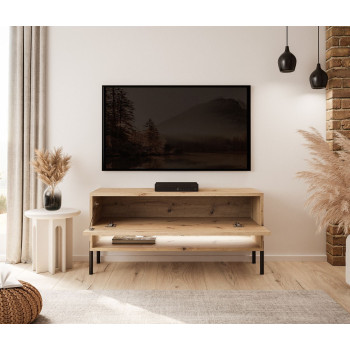 RTV Schrank CALANTE LOFT auf Beinen mit LED-Beleuchtung