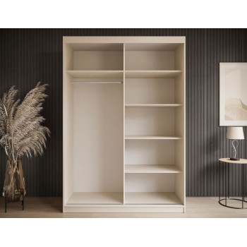 Kleiderschrank CAMARO II PLUS Kaschmir mit Spiegel 150 cm Kleiderschrank CAMARO II PLUS Kaschmir mit Spiegel 150 cm