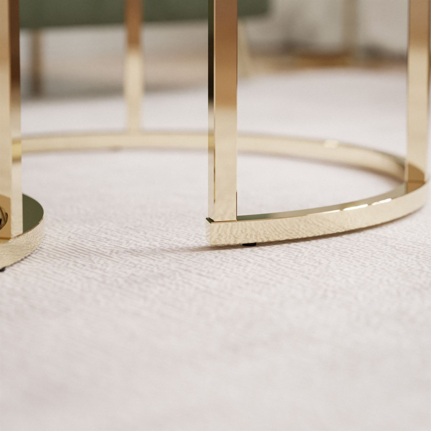 Runder Couchtisch Set OASIS 2in1