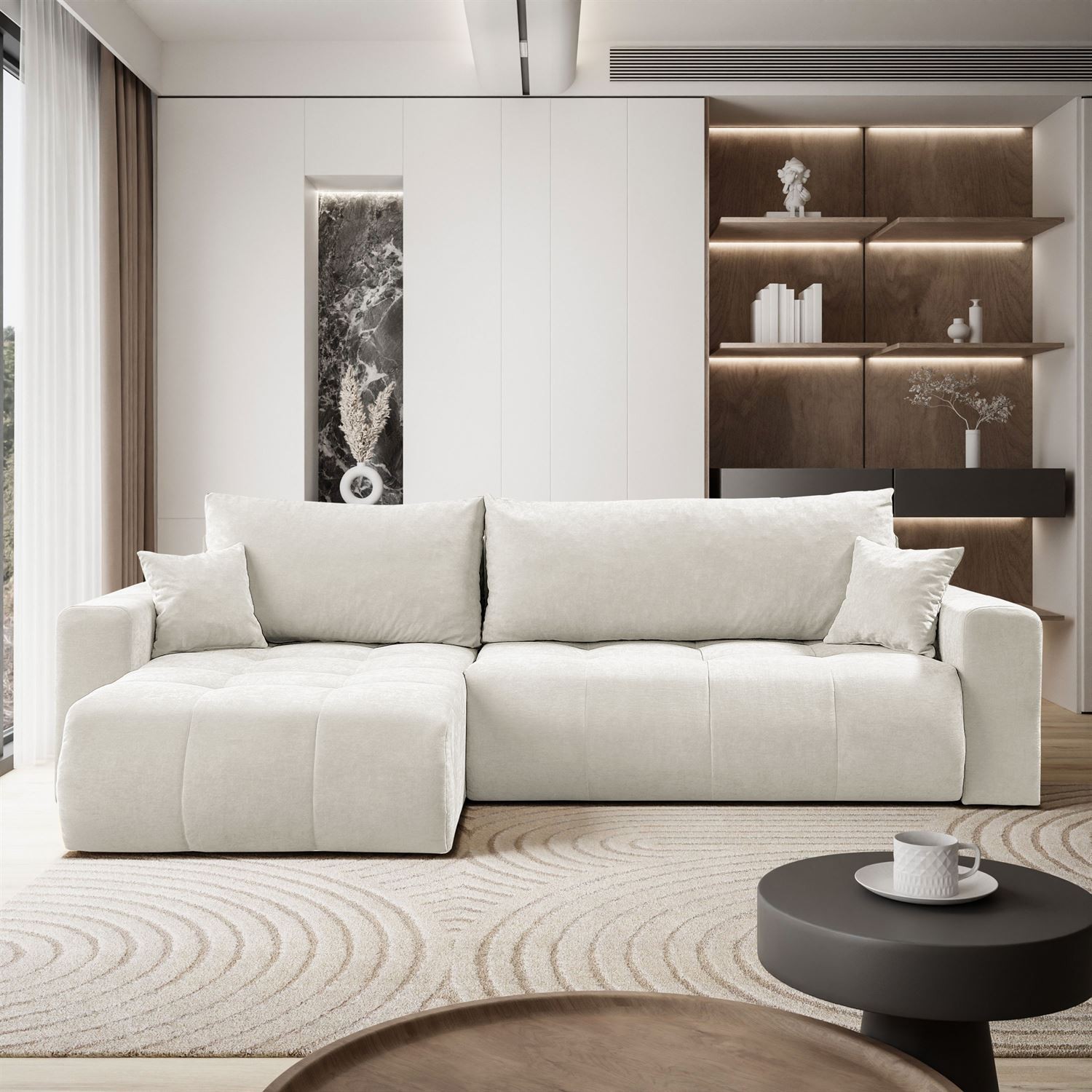 Gepolstertes Ecksofa CLOUD Wind 02