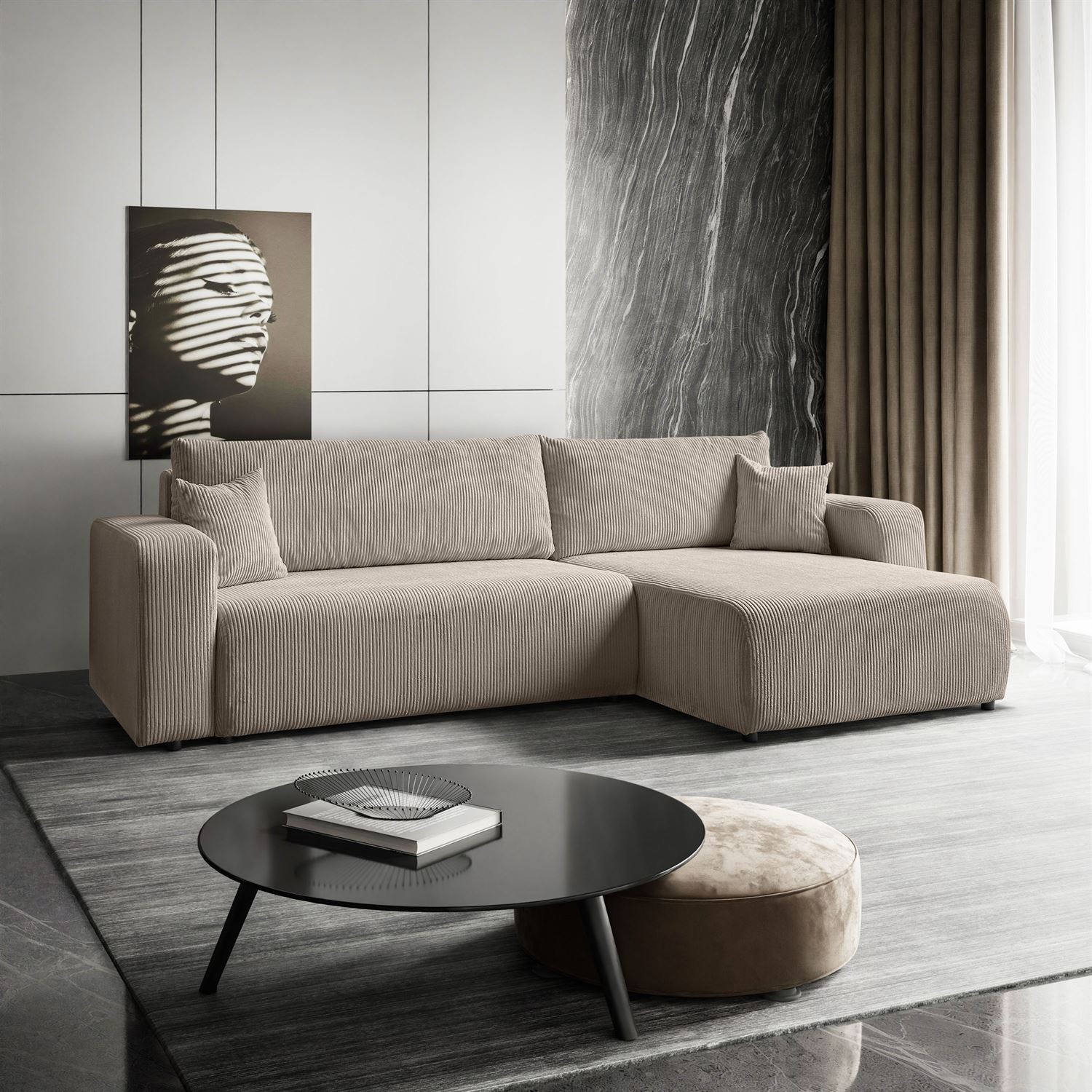 PRESTIGE XL gepolstertes Ecksofa Poso 02