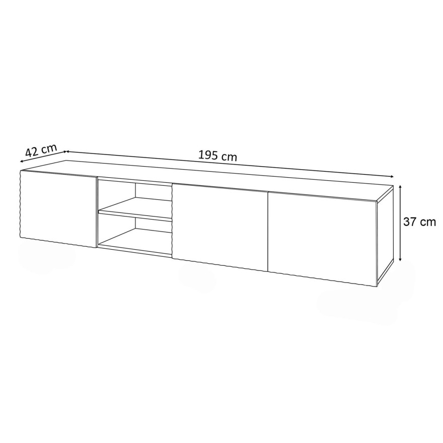 GEORGIA hängender TV Schrank