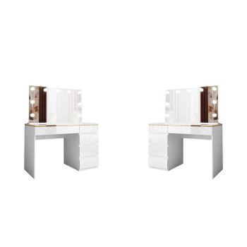 Schminktisch AURORA II ELITE mit Spiegel und Beleuchtung