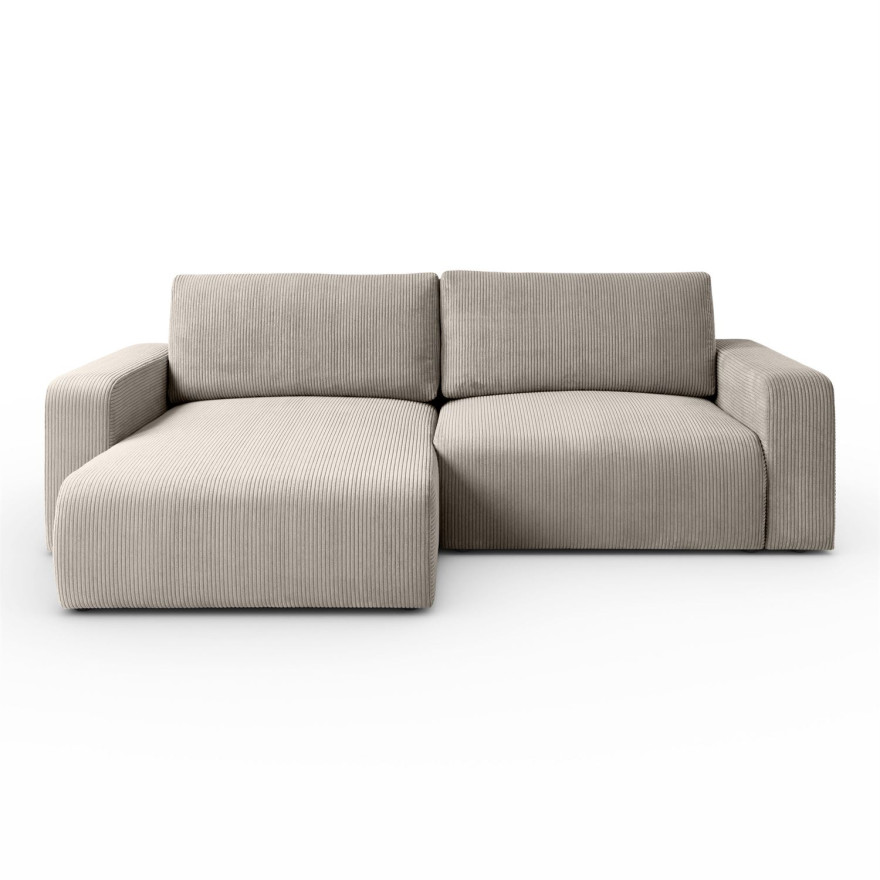 Polster-Ecksofa OPERA mit Schlaffunktion und Bettkasten