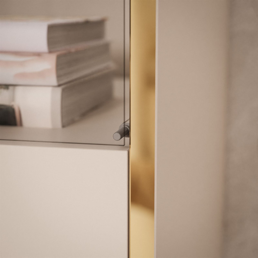 Vitrine AURORA KASZMIR mit LED-Beleuchtung