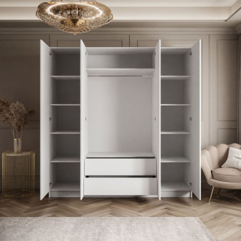 Kleiderschrank AUREL 4D mit Spiegel