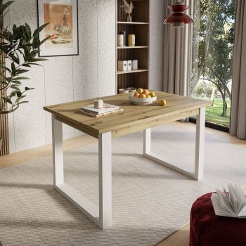 Tisch ART 125 cm unausklappbar Artisan/Stirling/Wotan Eiche