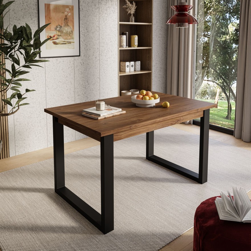 Tisch ART 125 cm unausklappbar Artisan/Stirling/Wotan Eiche